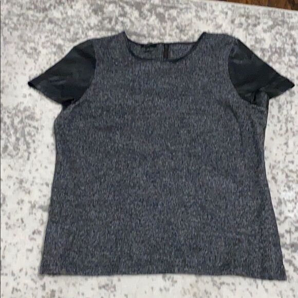 Talbots Tops - Talbots wool blend short sleeve shirt size L EUC